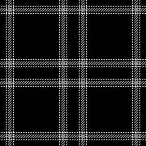 在黑白颜色的格子无缝矢量模式