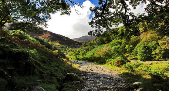 斯诺登山麓的沃特金斯小径照片