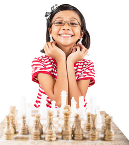 小女孩下棋十二