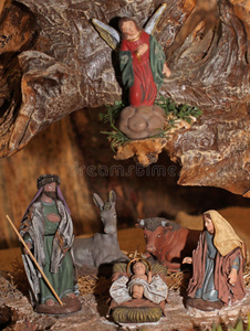 耶稣约瑟和马利亚经典耶稣诞生场景4