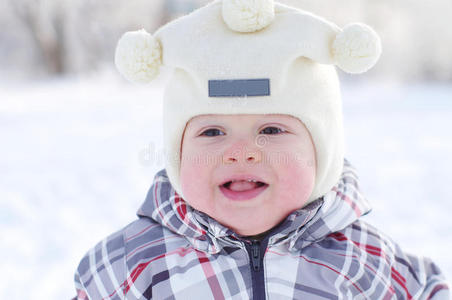 冬日快乐暖衣宝宝写真