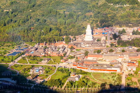 五台山风景区。