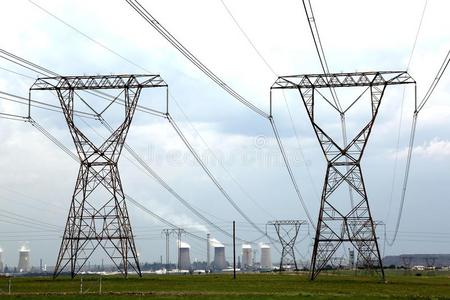 电力和能源塔图片