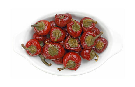 小樱桃辣椒菜顶视图照片