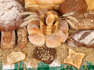 面包和小麦的成分