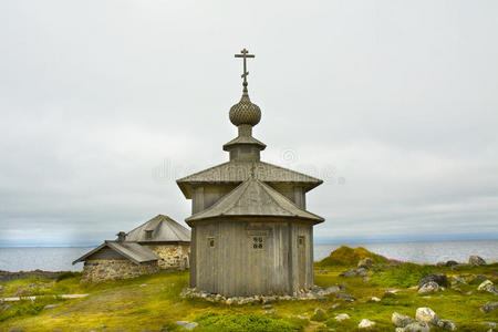 俄罗斯索洛夫基群岛上的木制教堂