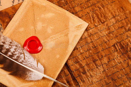 信密封密封蜡信封照片