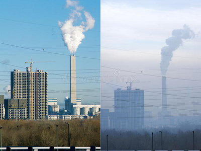 大气污染图片