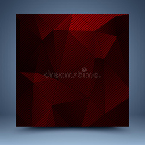 红黑矢量几何抽象背景照片