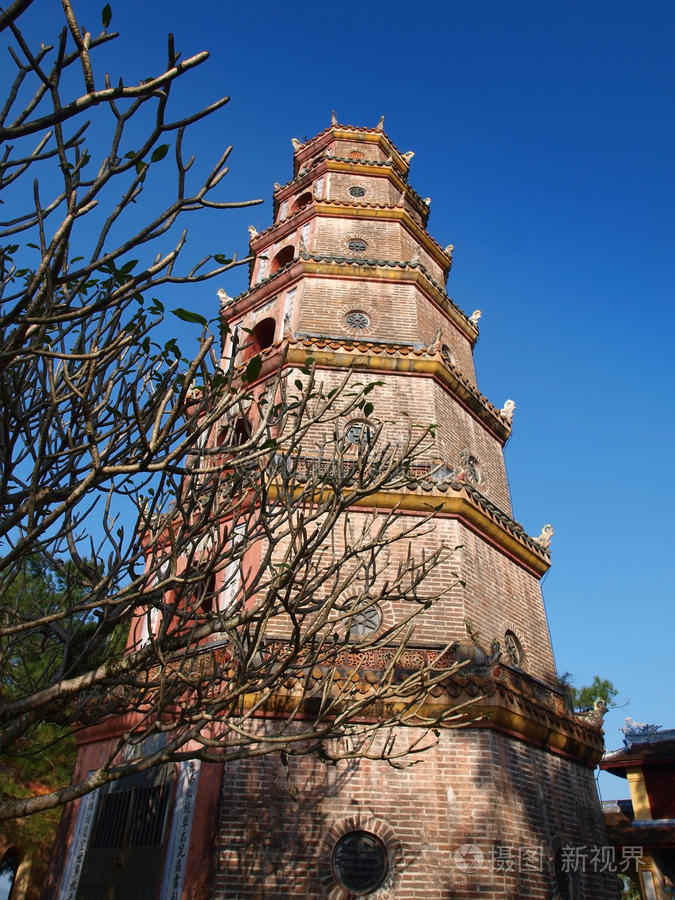 越南顺化市天目塔联合国教科文组织世界遗产