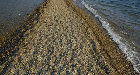 在海填补到灯塔去 ，海海滩线中间这条路