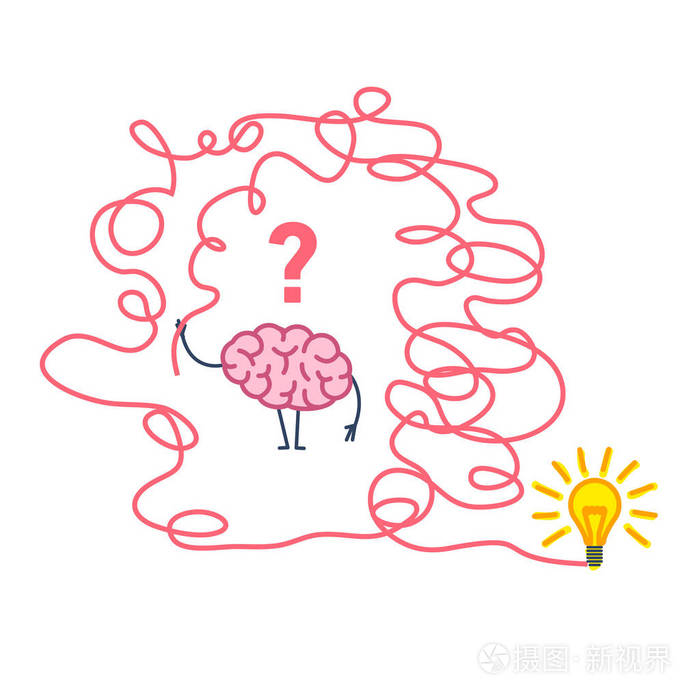 混乱的大脑图像