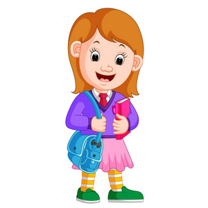 可爱卡通小女孩图片