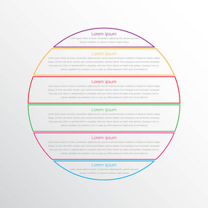 矢量图模板用于详细的报告。6 的所有主题