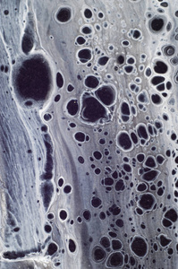 大理石的黑色和白色抽象背景。液态亚克力大理石模式