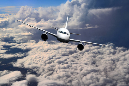 平流层飞机飞行图片