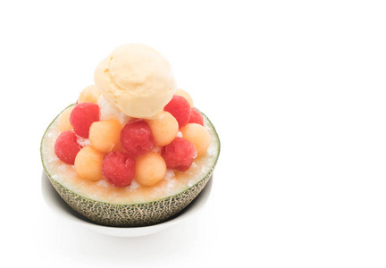 冰瓜 Bingsu，著名韩国冰淇淋