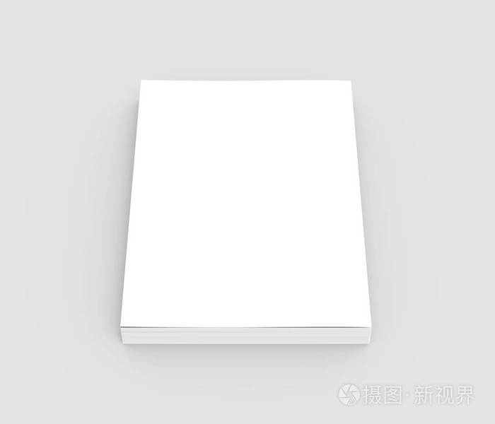空白的硬皮书模板