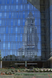 洛杉矶市政厅和地铁地区市中心