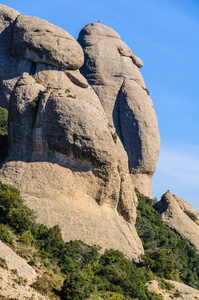 蒙特塞拉特山，西班牙人形岩