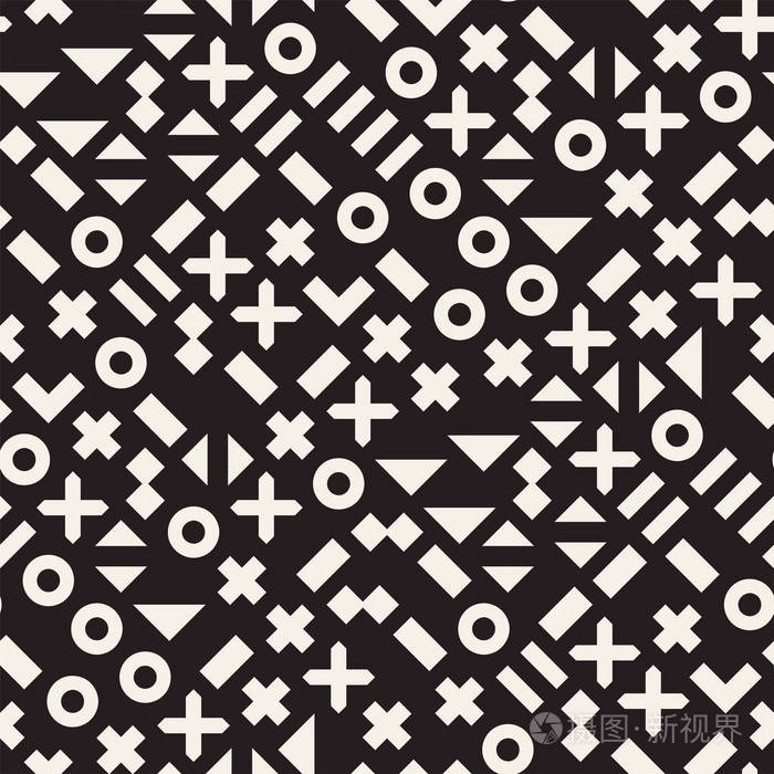 现代时尚的不规则纹理.重复与简约的几何元素的瓷砖