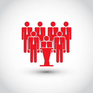 人群中的标志.人为您的 web 站点设计, 徽标, ui 的应用程序的符号.