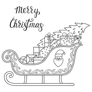 假日的雪橇图片