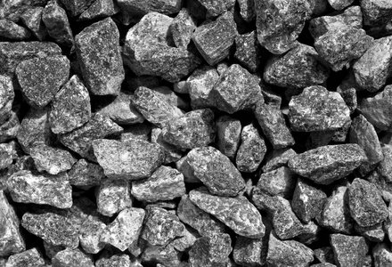 灰色砾石桩纹理照片