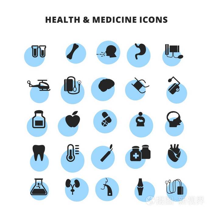 健康与医学图标