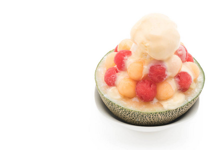 冰瓜 Bingsu，著名韩国冰淇淋