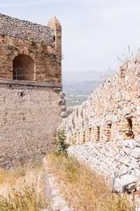 Palamidi 的中世纪要塞，奥林匹亚希腊