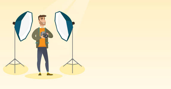 照相卡通图片-照相卡通素材-照相卡通插画-摄图新视界