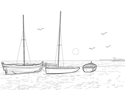 小船和海