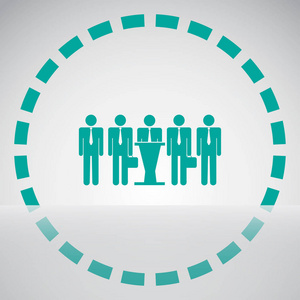 人群中的标志.您的 web 站点设计的人员符号照片