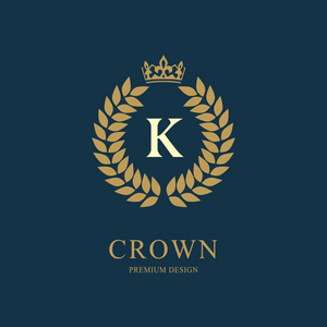 信会徽标志 k 版税, 餐厅, 精品, 酒店, heraldic, 首饰.照片