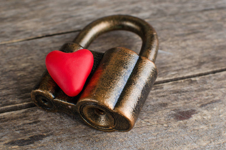 锁的心图片