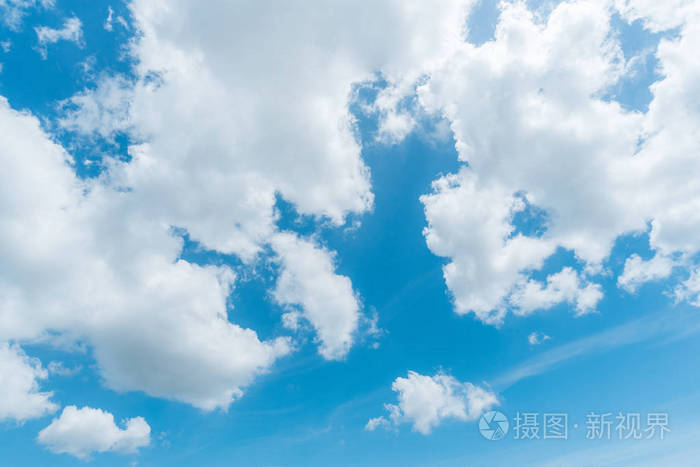 湛蓝的天空背景 云与背景照片 正版商用图片0yoqcv 摄图新视界