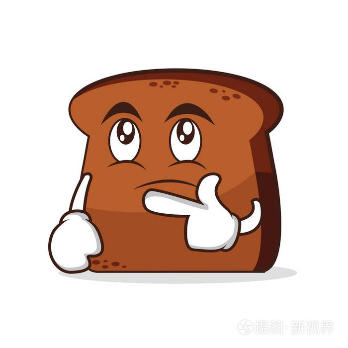 思维的脸面包卡通人物插画 正版商用图片0you0h 摄图新视界 思维的脸面包卡通人物插画 正版商用图片0you0h 摄图新视界