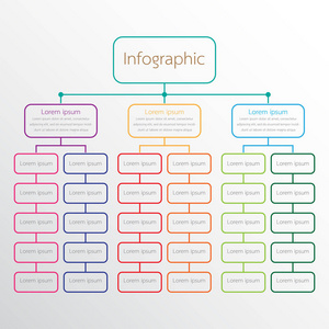 矢量图模板用于详细的报告。3 的所有主题