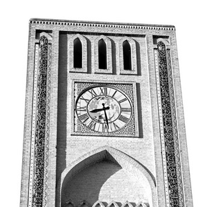 在伊朗古董钟塔