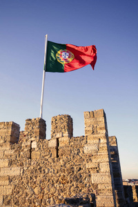 在葡萄牙里斯本的圣乔治城堡