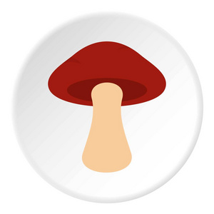 管状的蘑菇图标圆