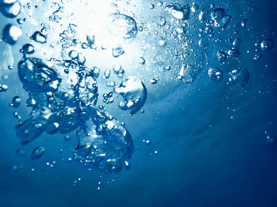 水气泡水面元素图片