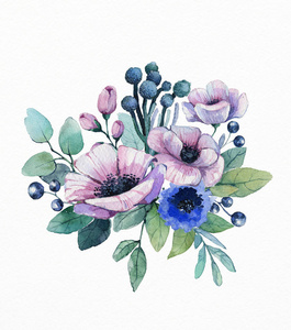 水彩画,装饰成分照片