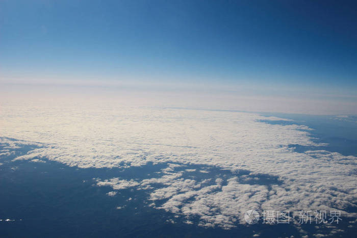 北海道，日本日本一架飞机从空中俯瞰