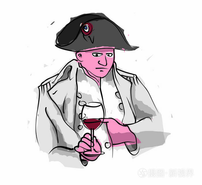 拿破仑波拿巴喝了些酒