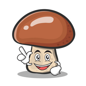 有想法蘑菇人物卡通