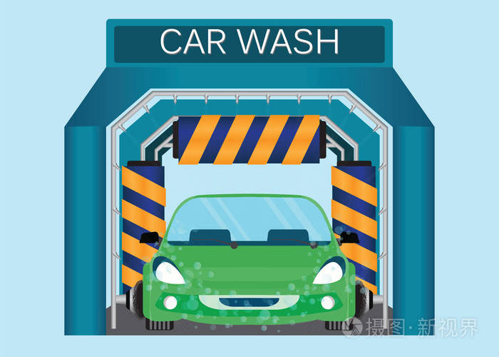 自动洗车,洗车泡沫水