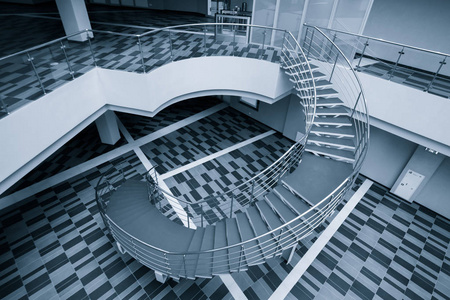 现代办公大厅楼梯