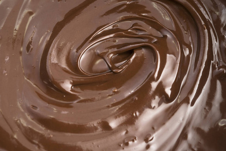 黑巧克力的背景。宏视图